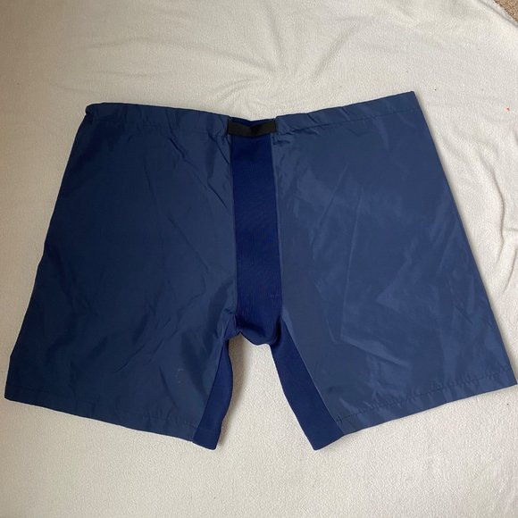 Morgantown Blades Team Hockey Cover Shell Shorts Small Embroidered Blue - Picture 2 of 8